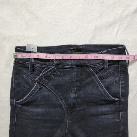 Mother Denim The Right Away Rider Straight Leg Jean In Encounters At Night Sz 27 - Picture 16 of 16